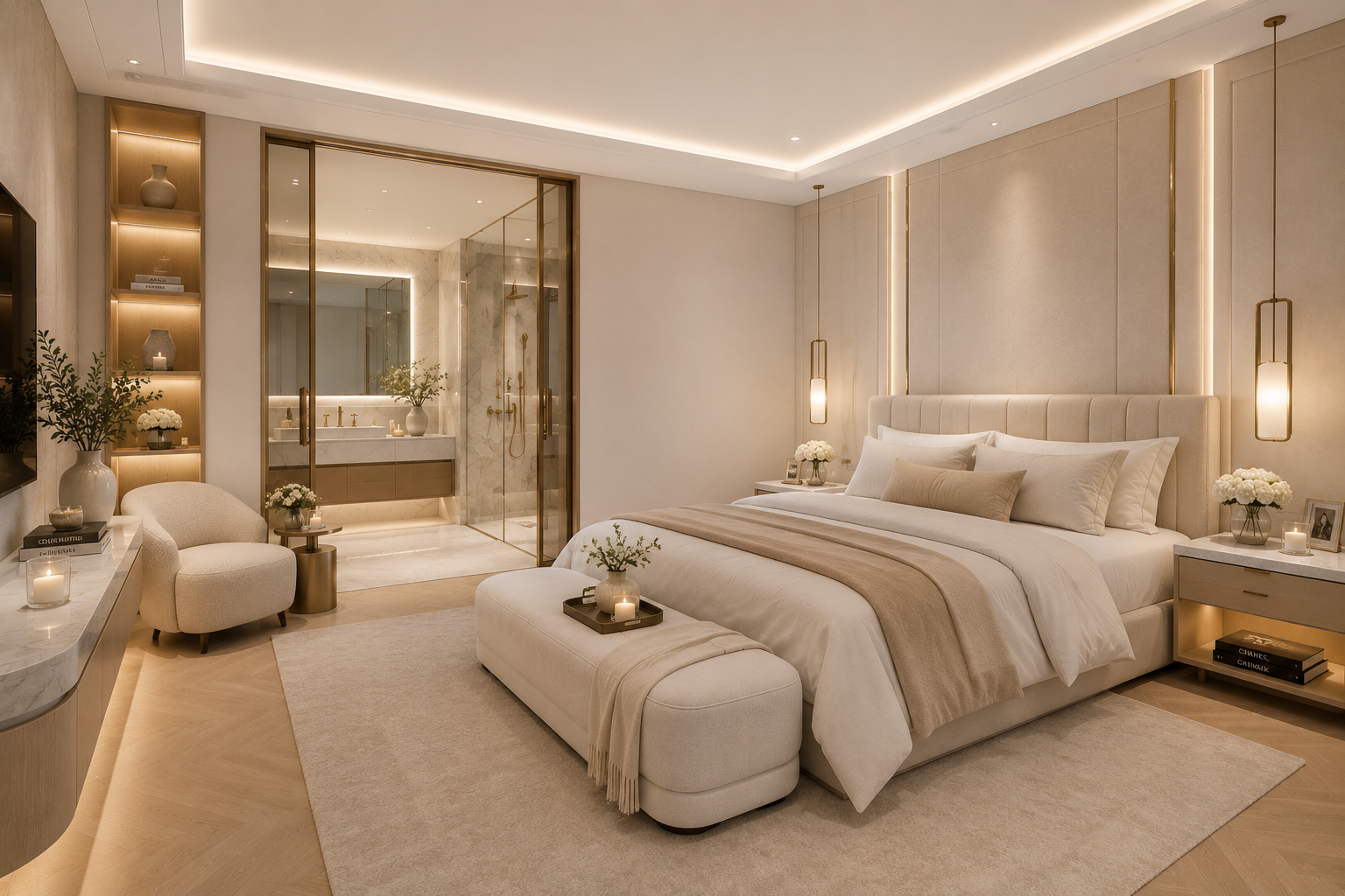 Slaapkamer badkamer